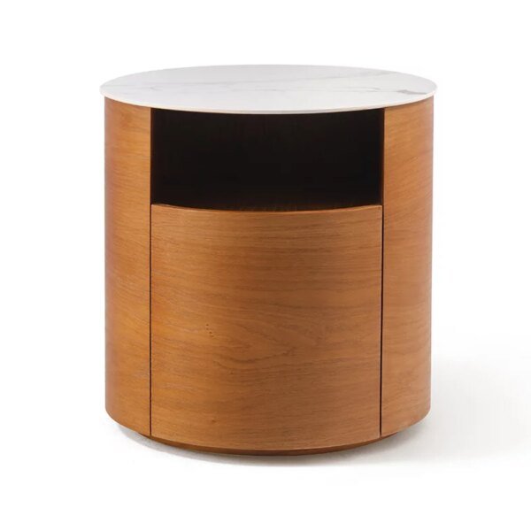 JADE CÉRAMIQUE, TABLE DE CHEVET 50 X50 X H 50 CM